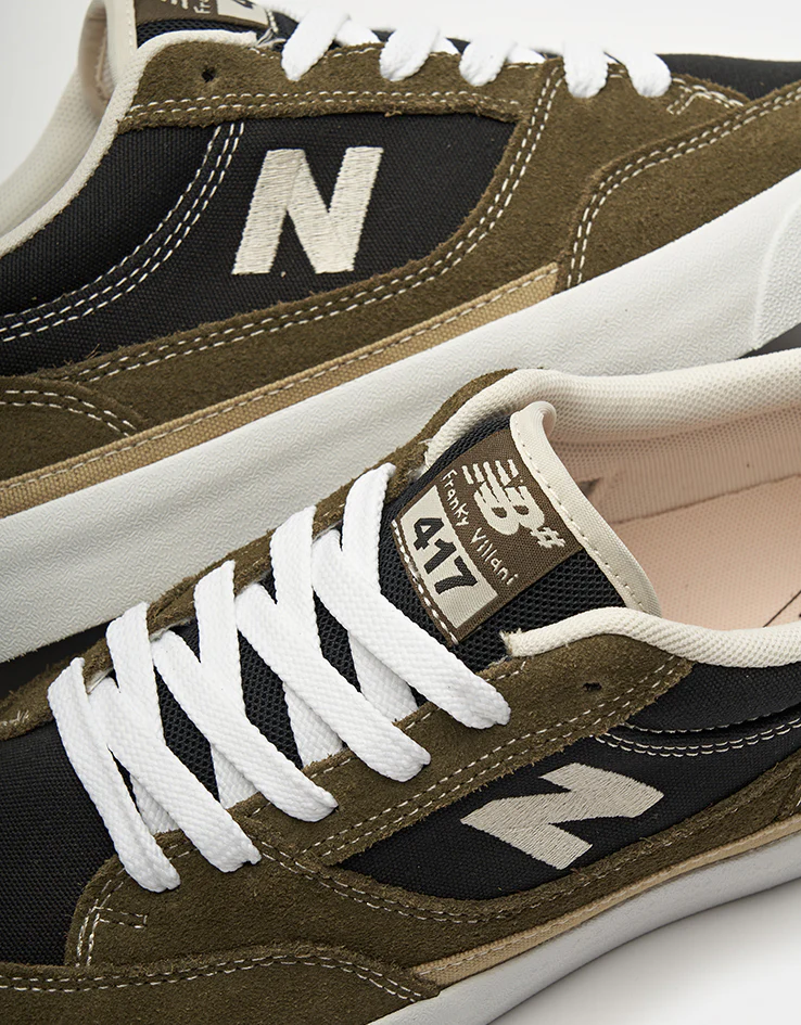 New Balance Numeric 417 Franky Villani Skate Shoes - Woodland/Black - Image 6