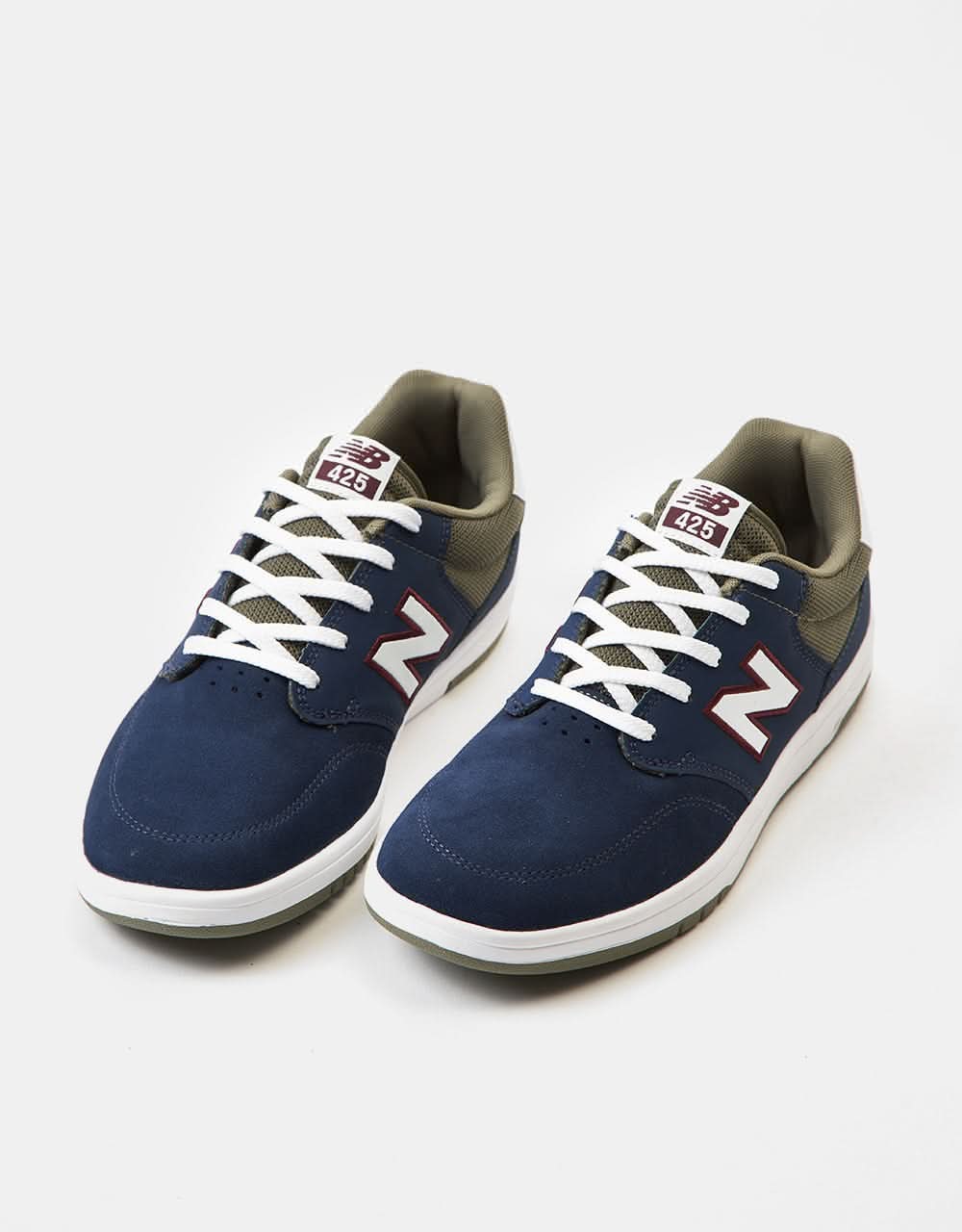New Balance Numeric 425 Skate Shoes - Navy/Olive - Image 3