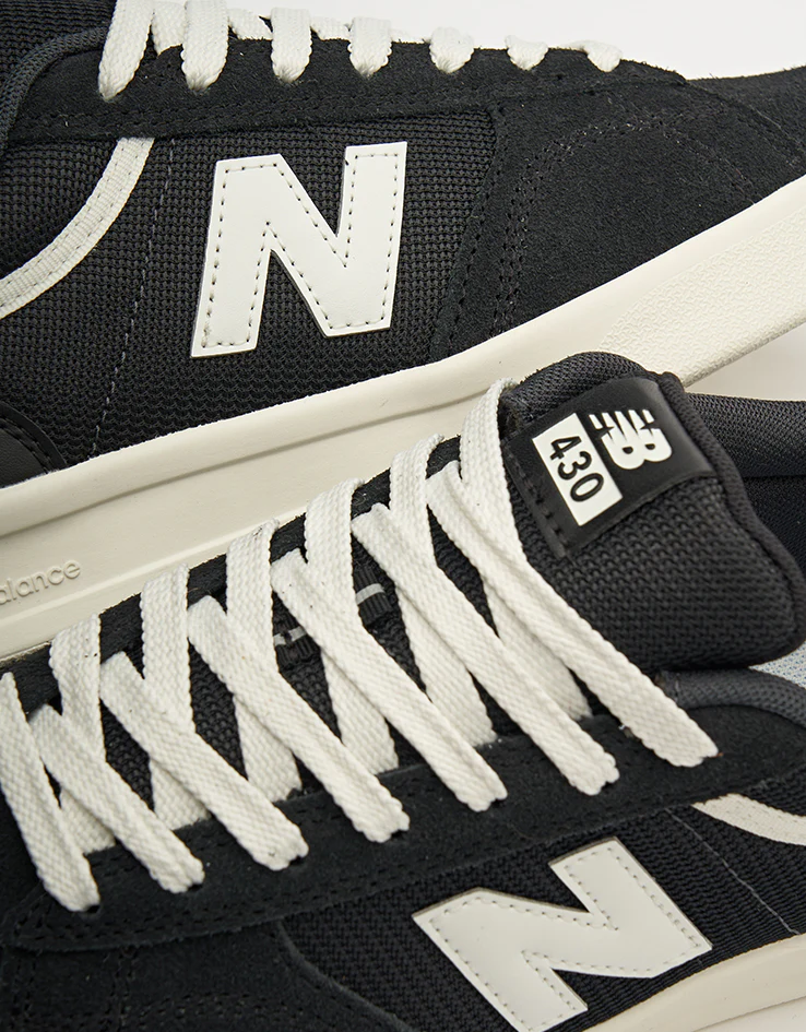 New Balance Numeric 430 Skate Shoes - Black/White - Image 5