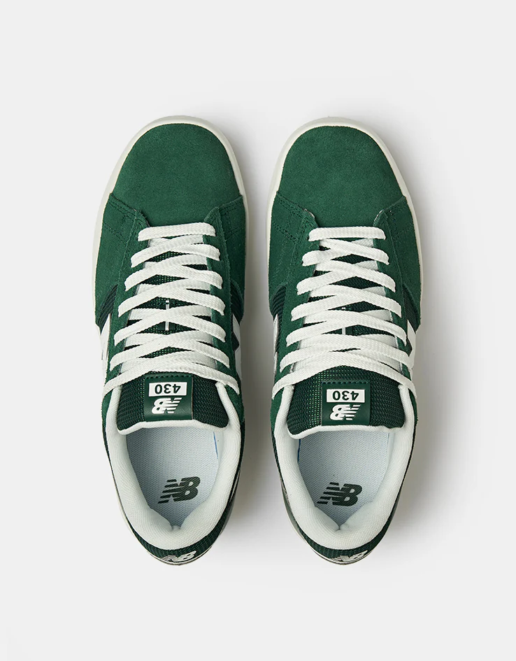 New Balance Numeric 430 Skate Shoes - Nightwatch Green/White - Image 2