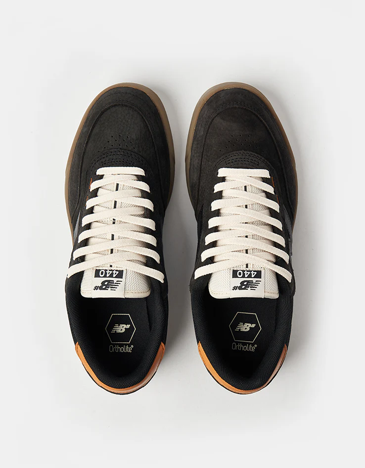New Balance Numeric 440 Skate Shoes - Black/Orange/Gum - Image 2
