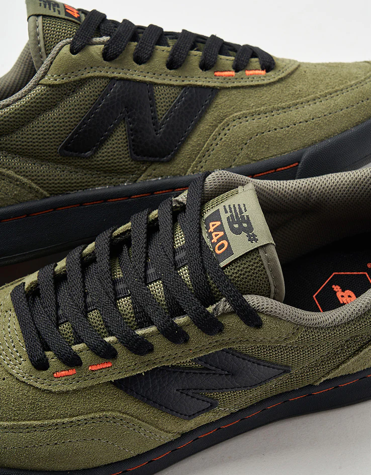 New Balance Numeric 440 Skate Shoes - Olive/Black - Image 7