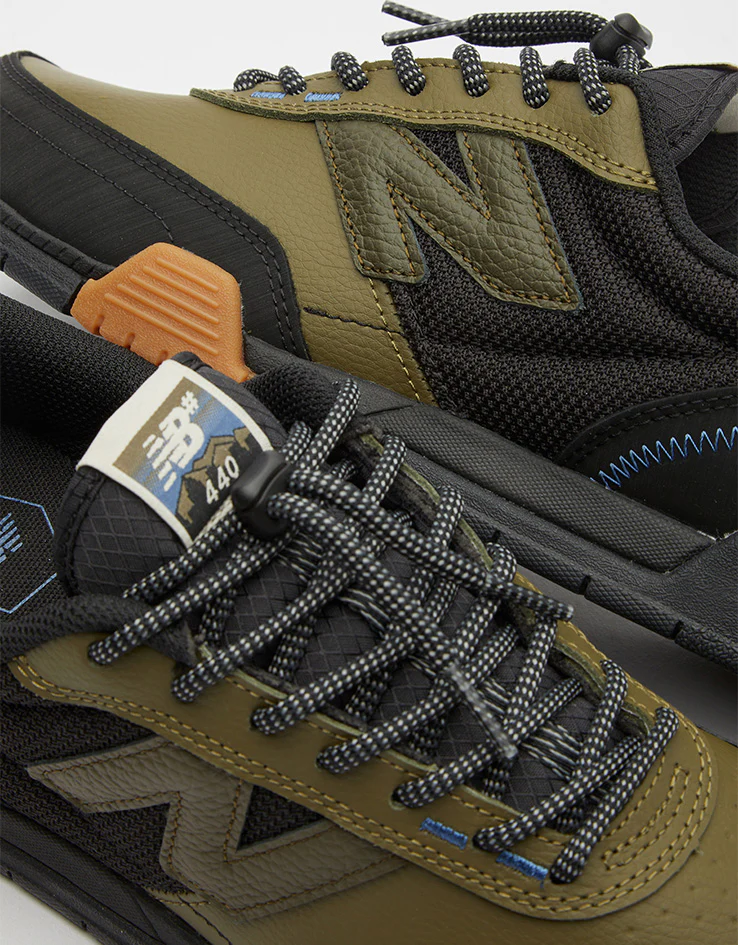 New Balance Numeric 440 Trail Low Skate Shoes - Olive/Black - Image 5
