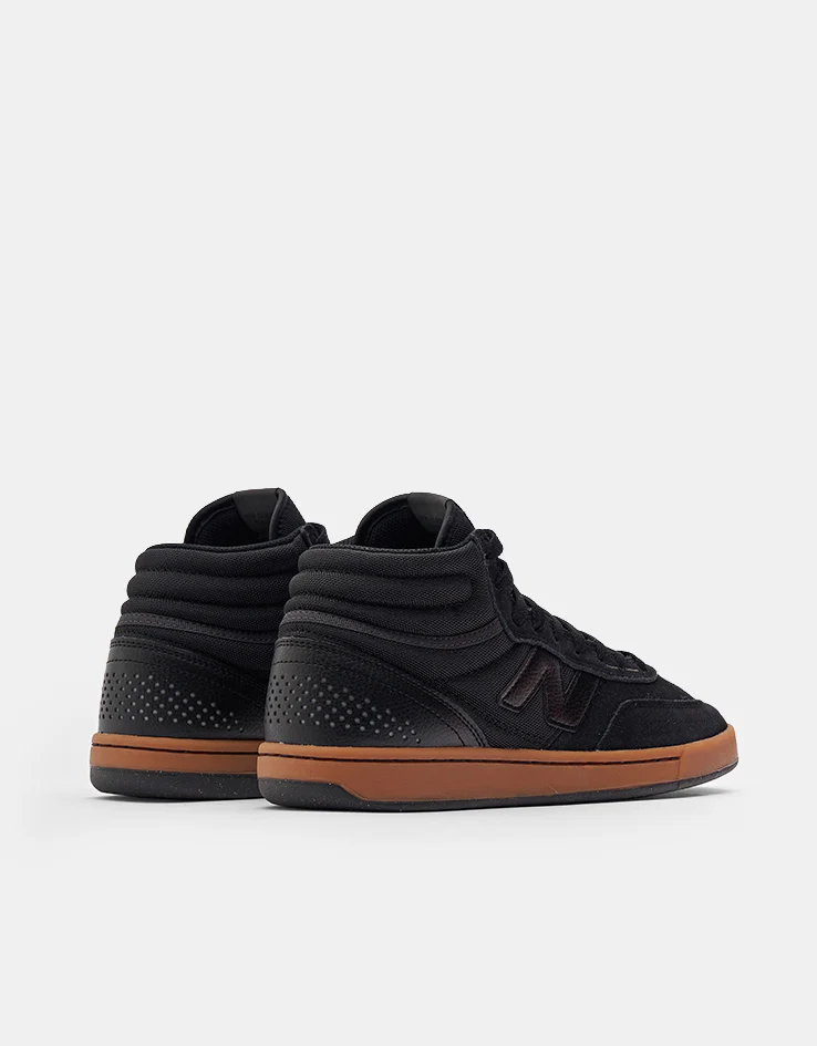 New Balance Numeric 440 V2 High Skate Shoes - Black/Gum - Image 4