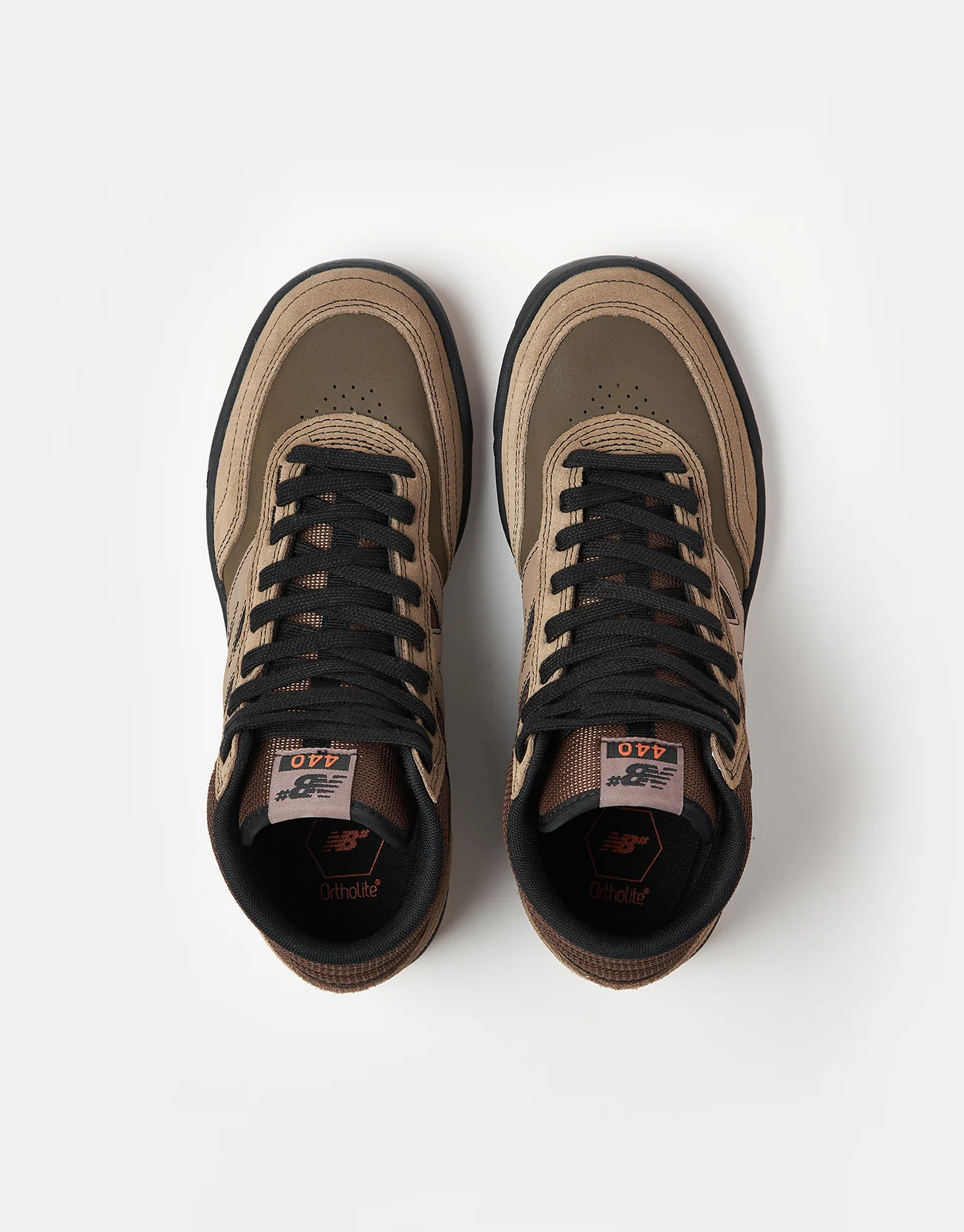New Balance Numeric 440 V2 High Skate Shoes - Mushroom/Black - Image 2