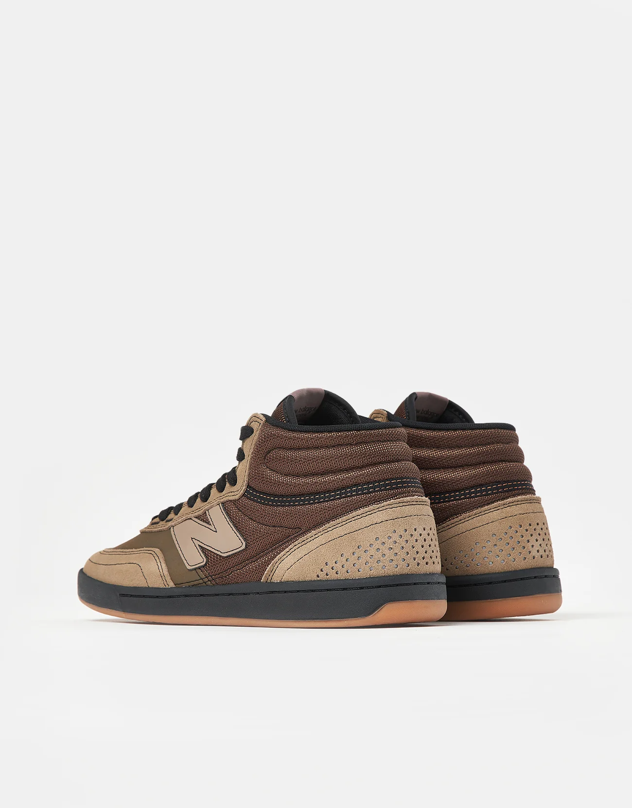 New Balance Numeric 440 V2 High Skate Shoes - Mushroom/Black - Image 5