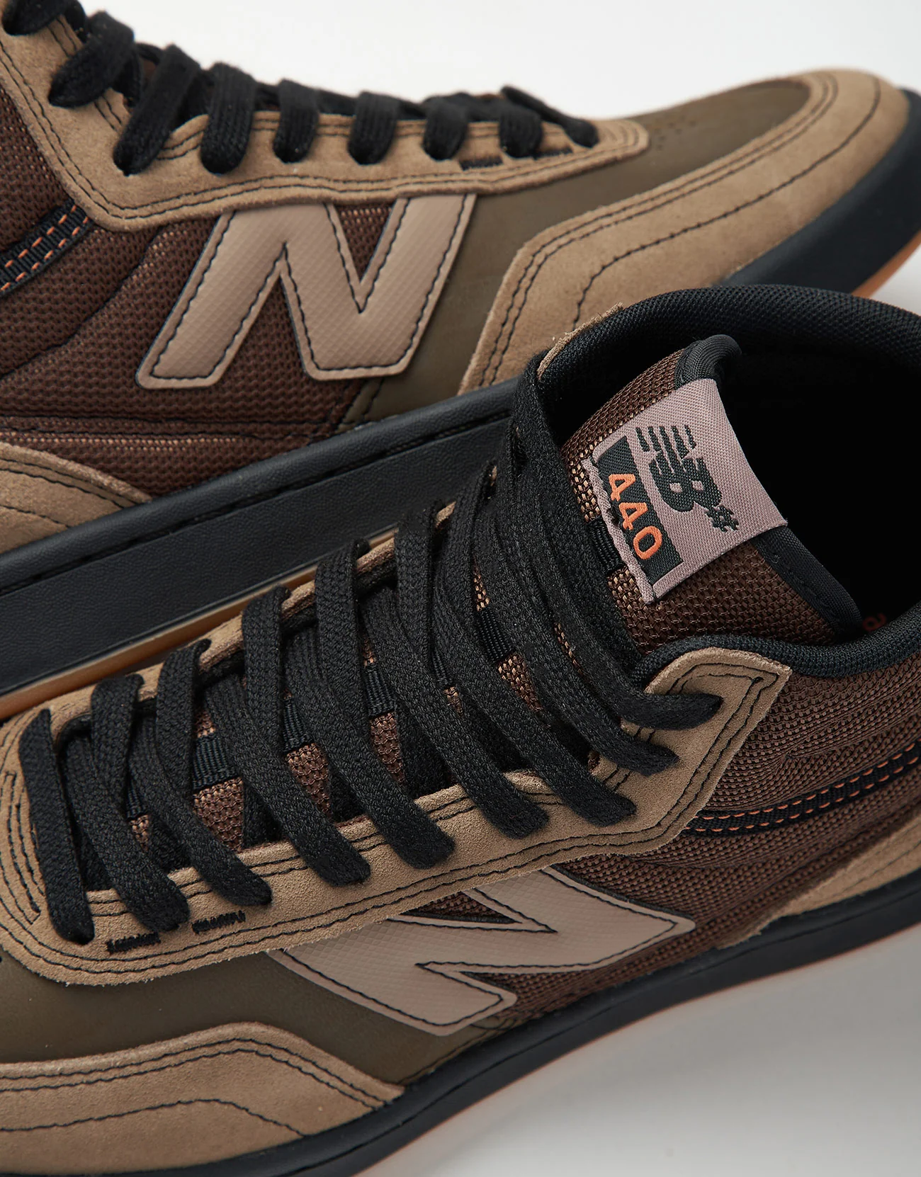 New Balance Numeric 440 V2 High Skate Shoes - Mushroom/Black - Image 6