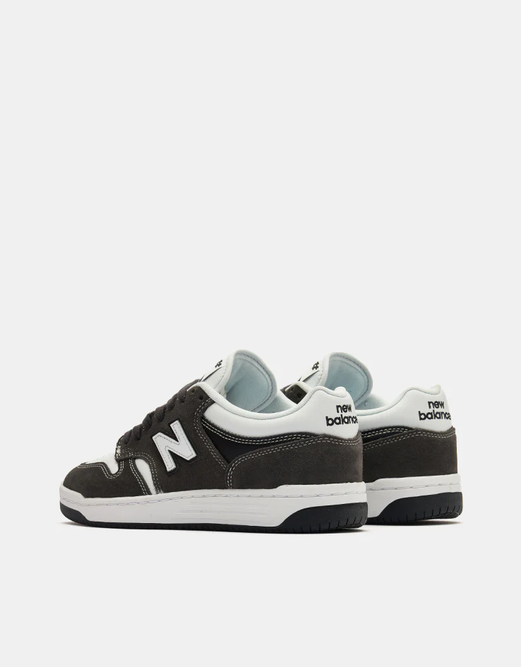New Balance Numeric 480 Skate Shoes - Dark Grey/White - Image 4