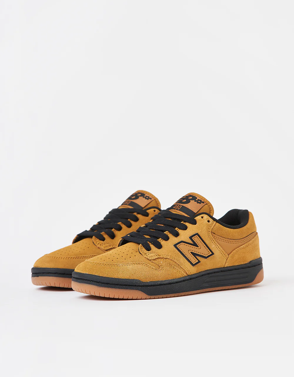 New Balance Numeric 480 Skate Shoes - Tobacco/Black - Image 4