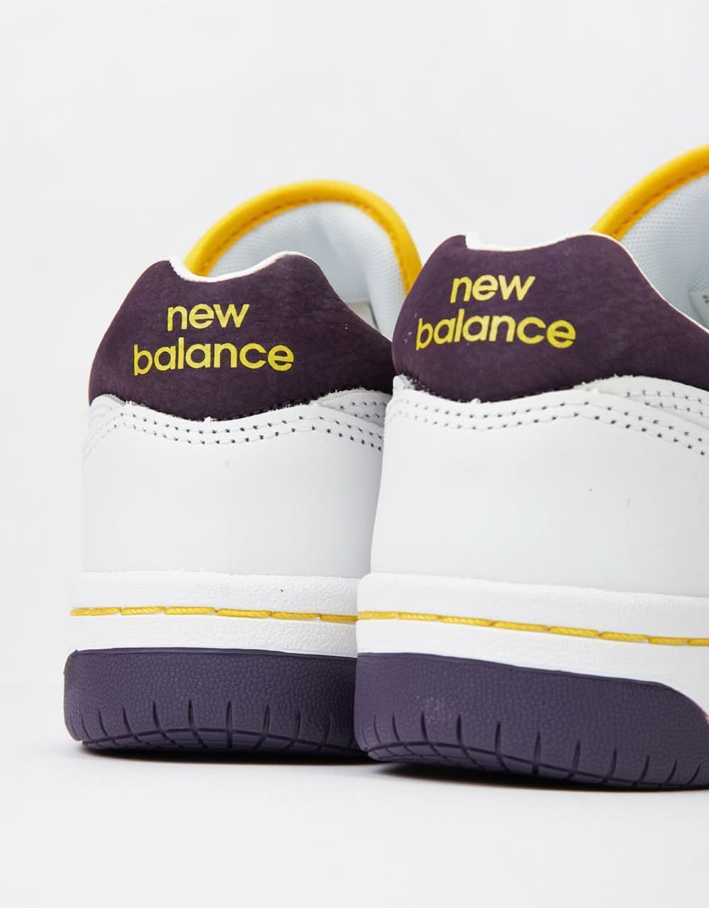 New Balance Numeric 480 Skate Shoes - White/Purple - Image 7