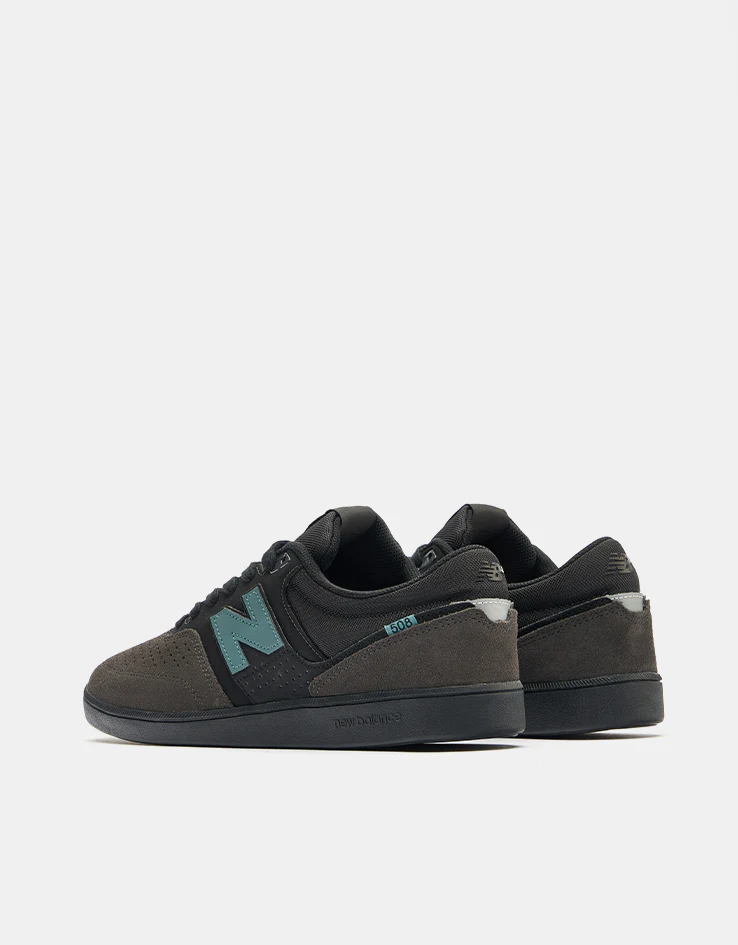 New Balance Numeric 508 Brandon Westgate Skate Shoes - Dark Grey/Teal - Image 4