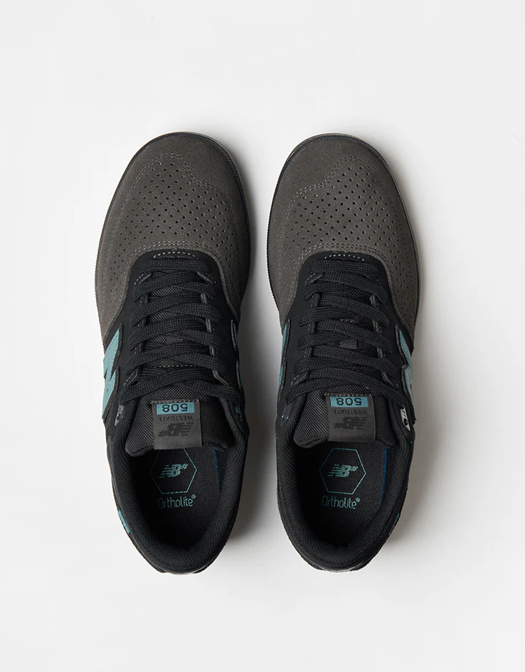 New Balance Numeric 508 Brandon Westgate Skate Shoes - Dark Grey/Teal - Image 7