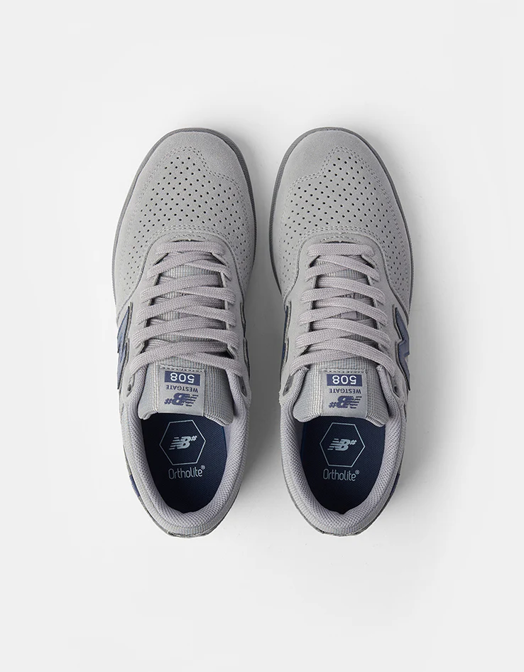 New Balance Numeric 508 Brandon Westgate Skate Shoes - Grey/Navy - Image 2