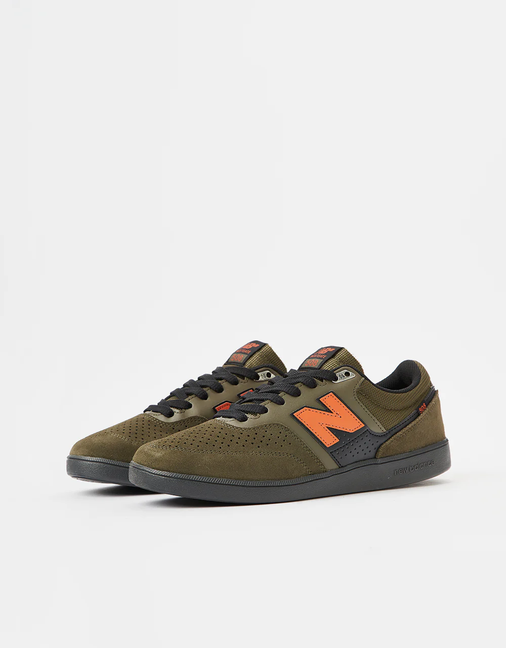 New Balance Numeric 508 Brandon Westgate Skate Shoes - Olive/Rust - Image 4