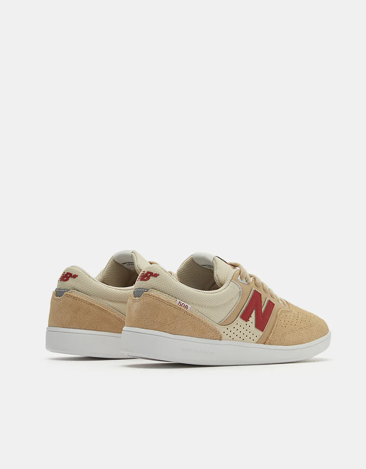 New Balance Numeric 508 Brandon Westgate Skate Shoes - Tan/Red - Image 4