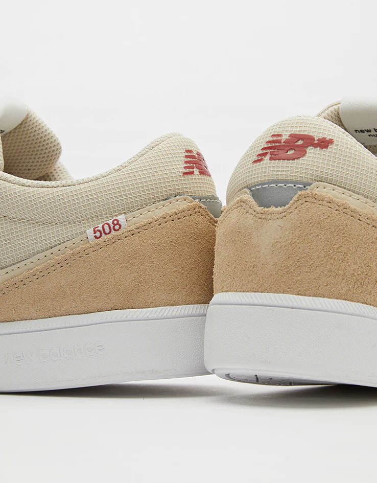 New Balance Numeric 508 Brandon Westgate Skate Shoes - Tan/Red - Image 5