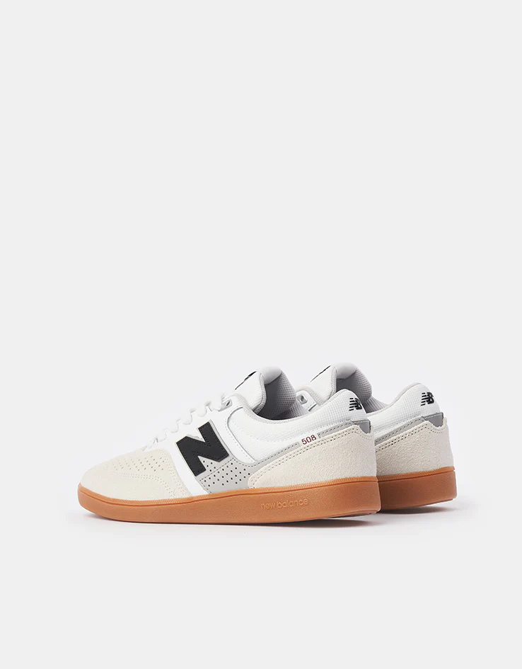 New Balance Numeric 508 Brandon Westgate Skate Shoes - White/Black/Gum - Image 4