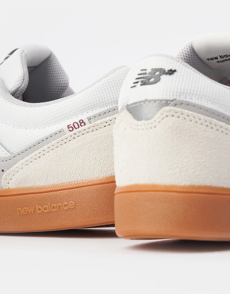 New Balance Numeric 508 Brandon Westgate Skate Shoes - White/Black/Gum - Image 5