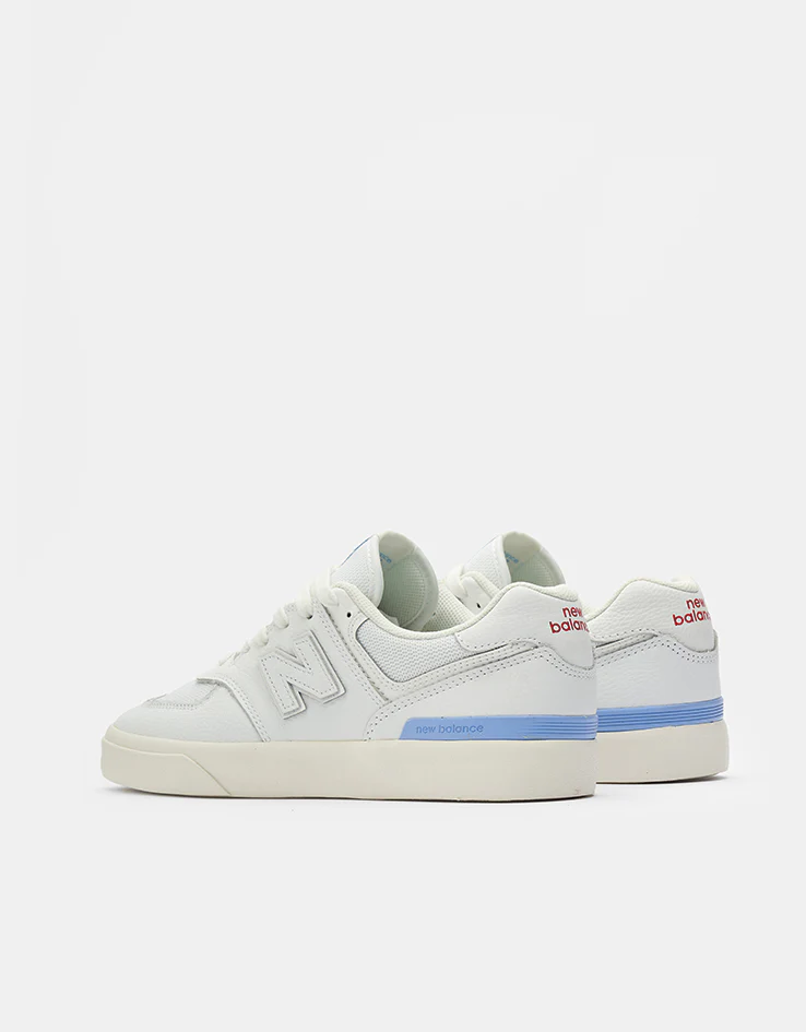 New Balance Numeric 574 Skate Shoes - White/Blue - Image 4