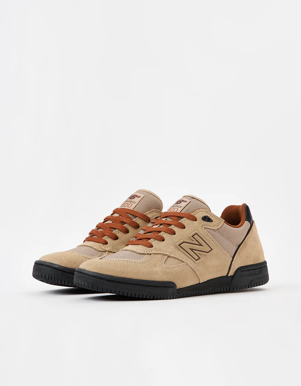 New Balance Numeric 600 Tom Knox Skate Shoes - Tan/Black - Image 5