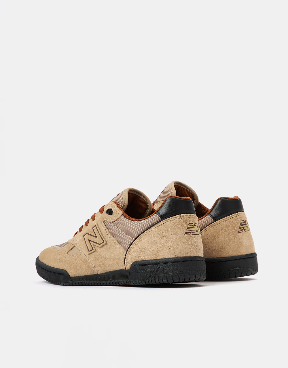 New Balance Numeric 600 Tom Knox Skate Shoes - Tan/Black - Image 6