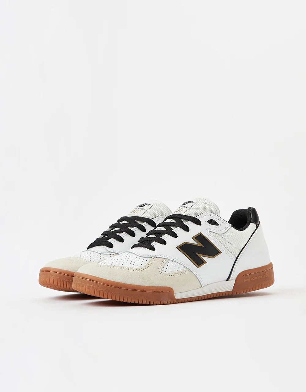 New Balance Numeric 600 Tom Knox Skate Shoes - White/Black - Image 4