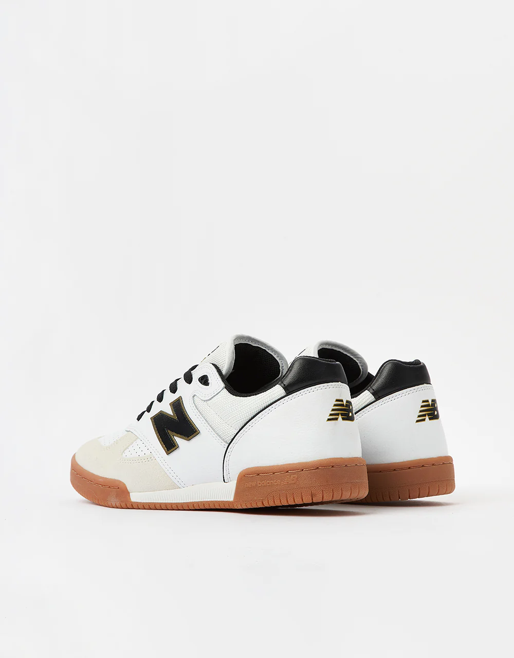 New Balance Numeric 600 Tom Knox Skate Shoes - White/Black - Image 5