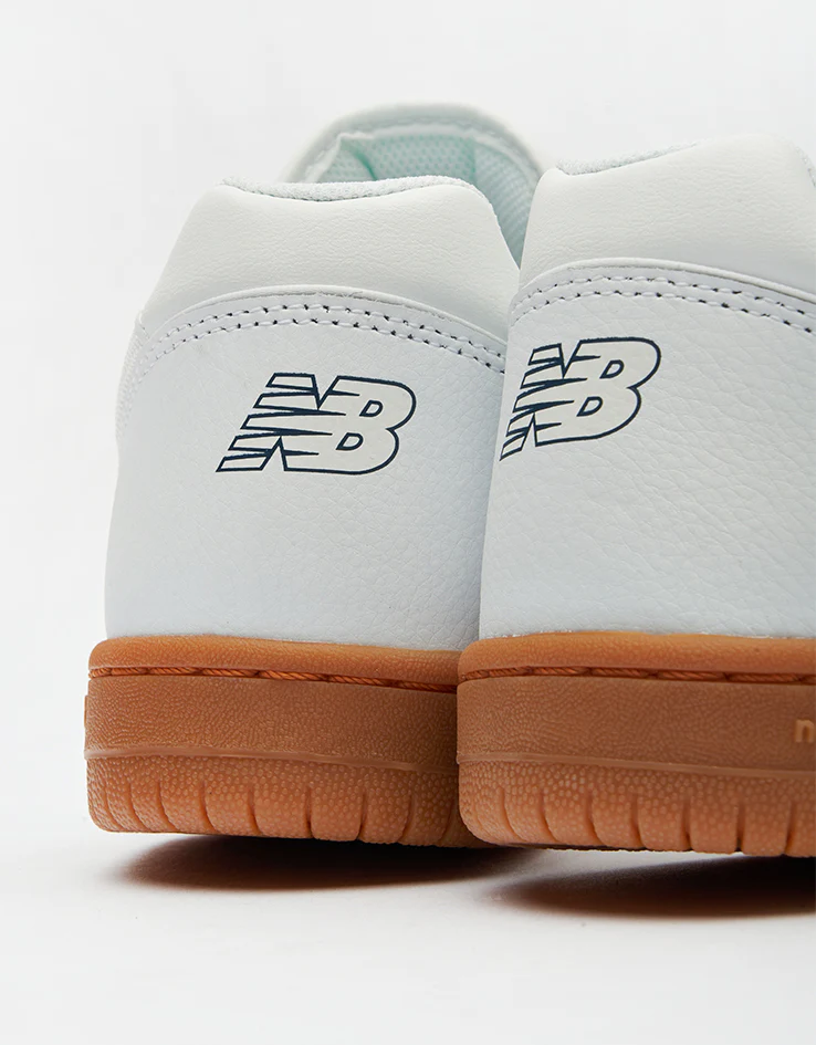 New Balance Numeric 600 Tom Knox Skate Shoes - White/Gum - Image 5