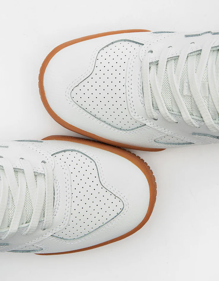 New Balance Numeric 600 Tom Knox Skate Shoes - White/Gum - Image 8