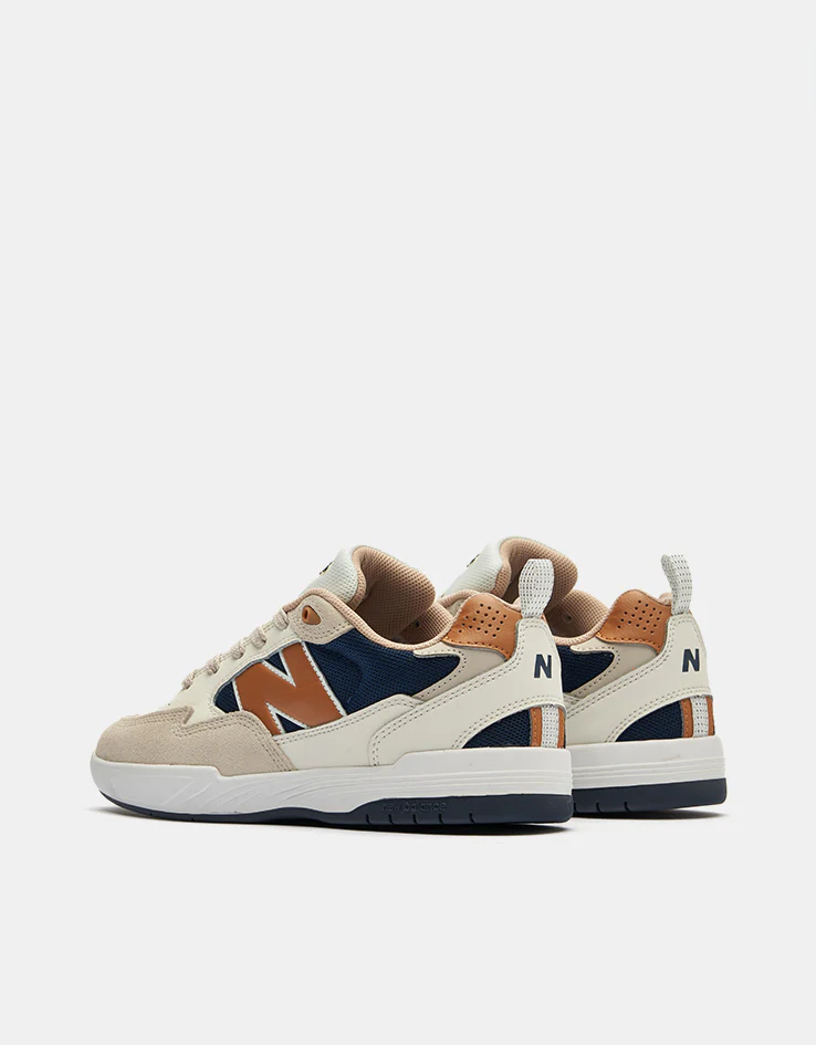 New Balance Numeric 808 Light Tiago Lemos Skate Shoes - Sea Salt/Navy - Image 4