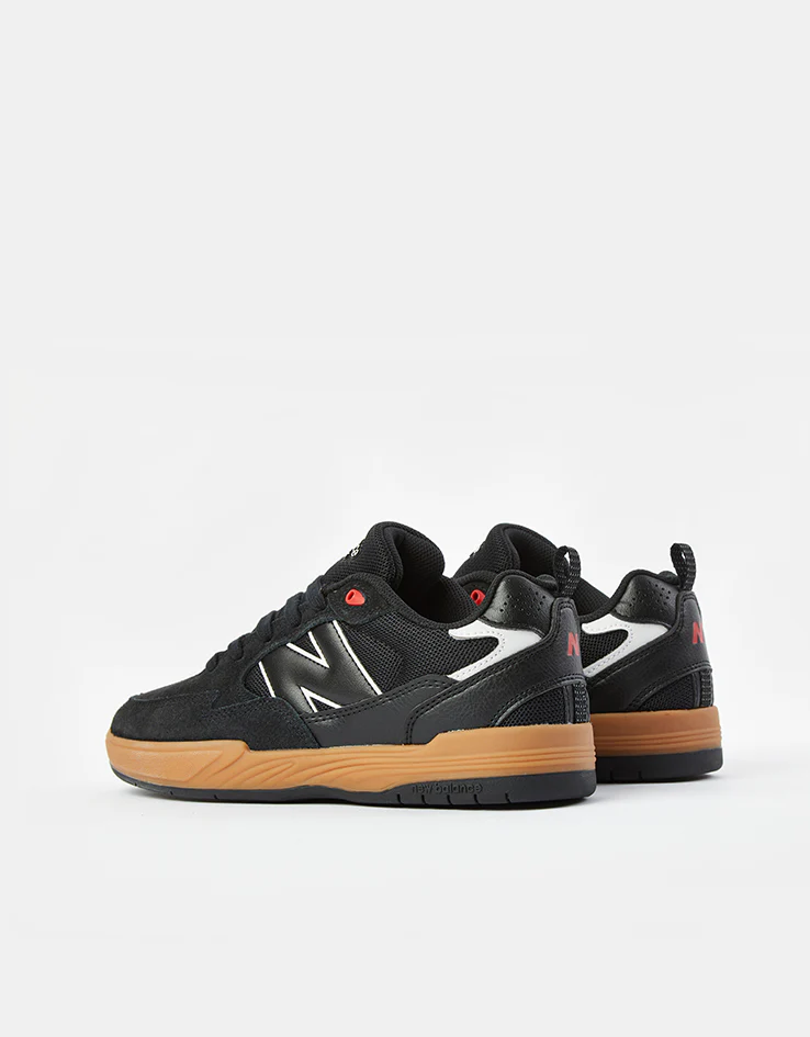 New Balance Numeric 808 Lite Tiago Lemos Skate Shoes - Black/Gum - Image 3