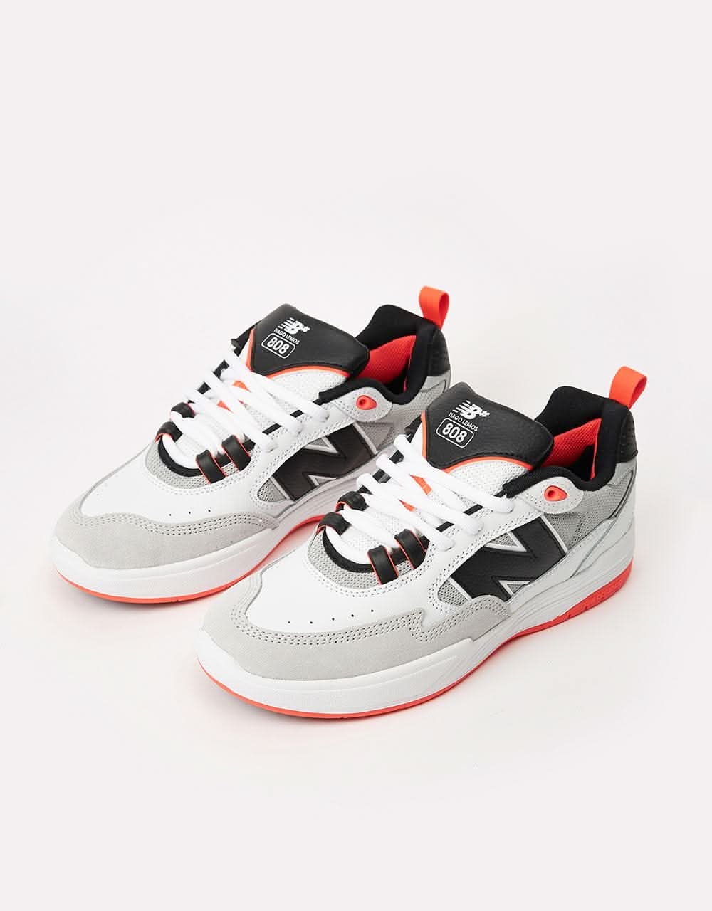 New Balance Numeric 808 Skate Shoes - White/Black - Image 3