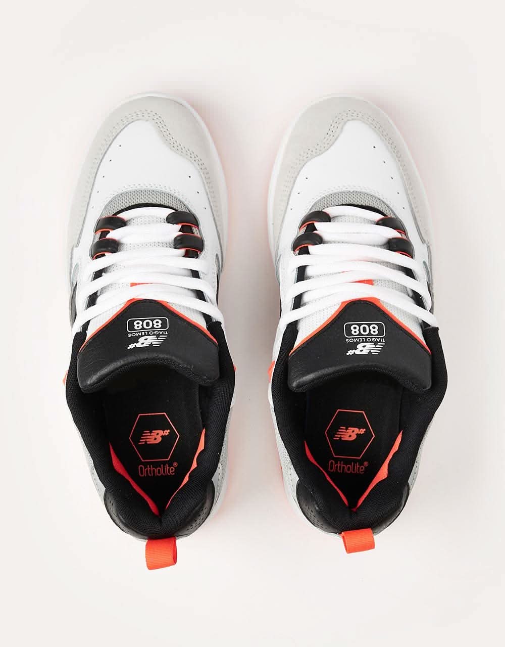 New Balance Numeric 808 Skate Shoes - White/Black - Image 6