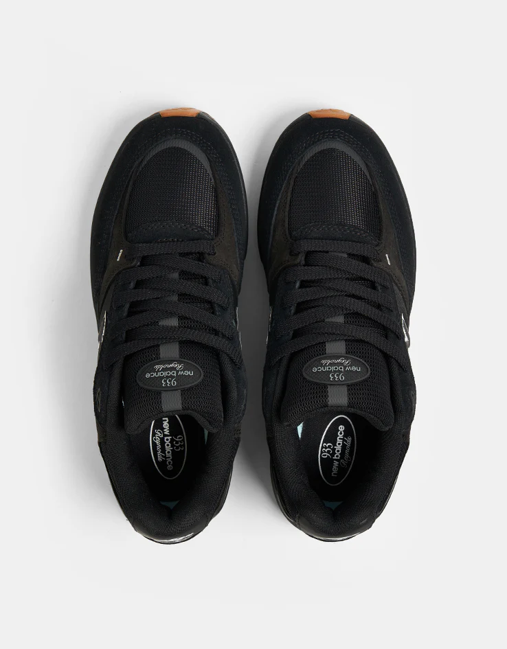 New Balance Numeric 933 Andrew Reynolds Skate Shoes - Black/Black - Image 2