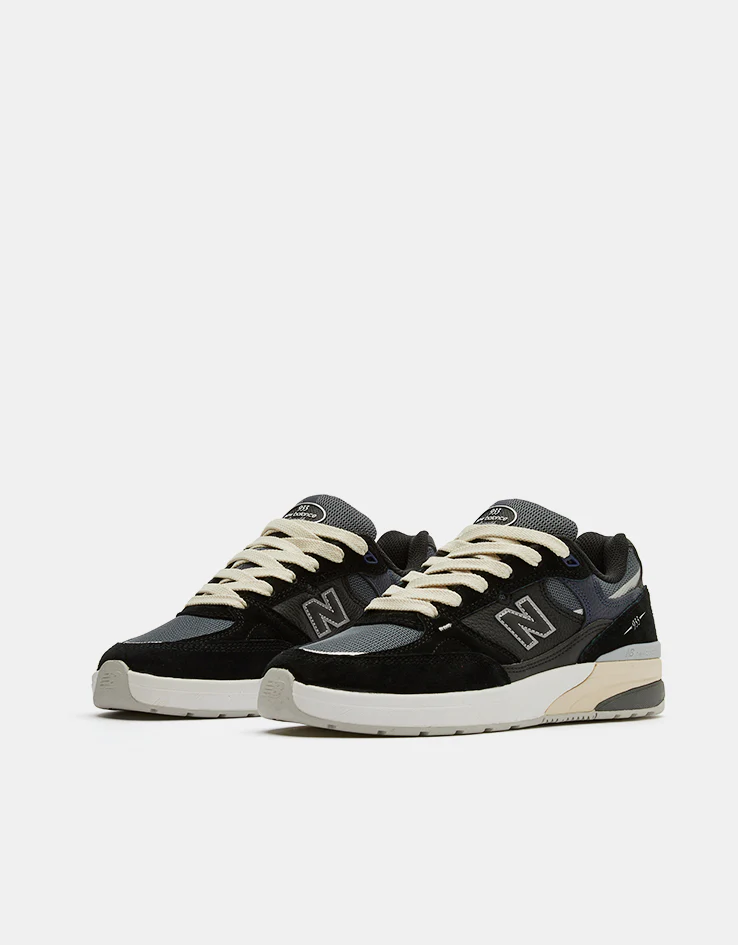 New Balance Numeric 933 Andrew Reynolds Skate Shoes - Black/Navy - Image 3