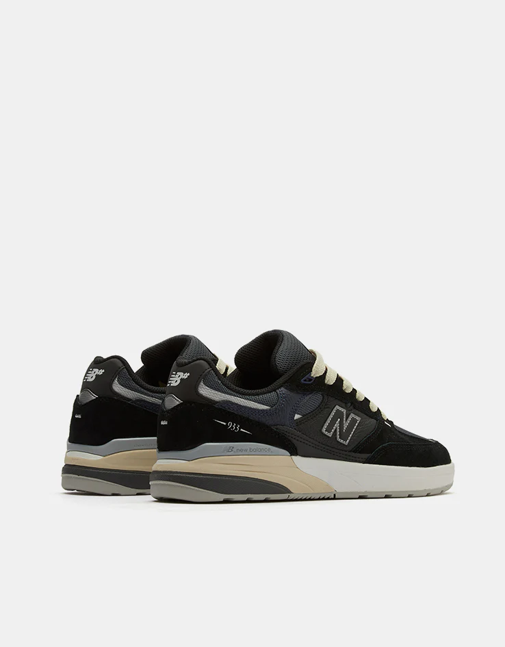 New Balance Numeric 933 Andrew Reynolds Skate Shoes - Black/Navy - Image 4