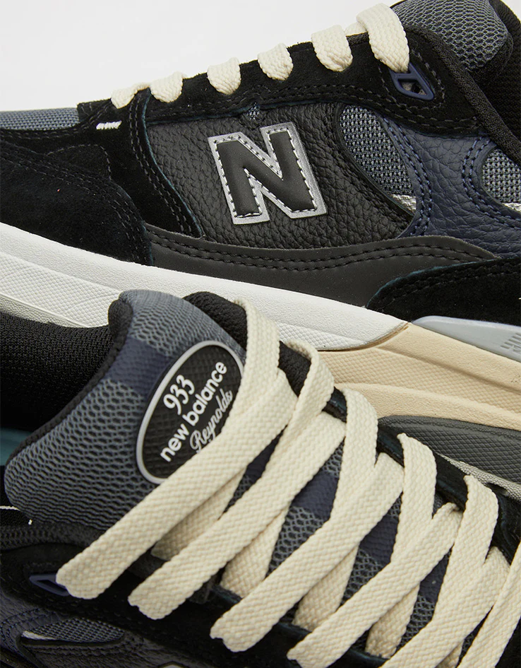 New Balance Numeric 933 Andrew Reynolds Skate Shoes - Black/Navy - Image 6