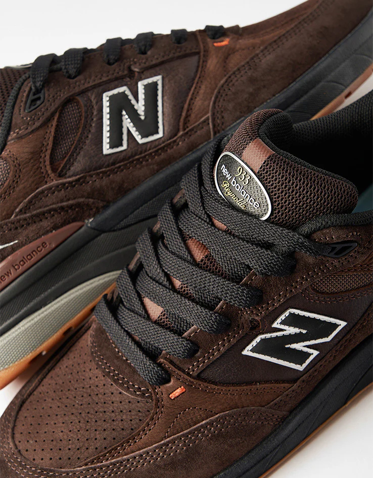 New Balance Numeric 933 Andrew Reynolds Skate Shoes - Brown/Black - Image 5