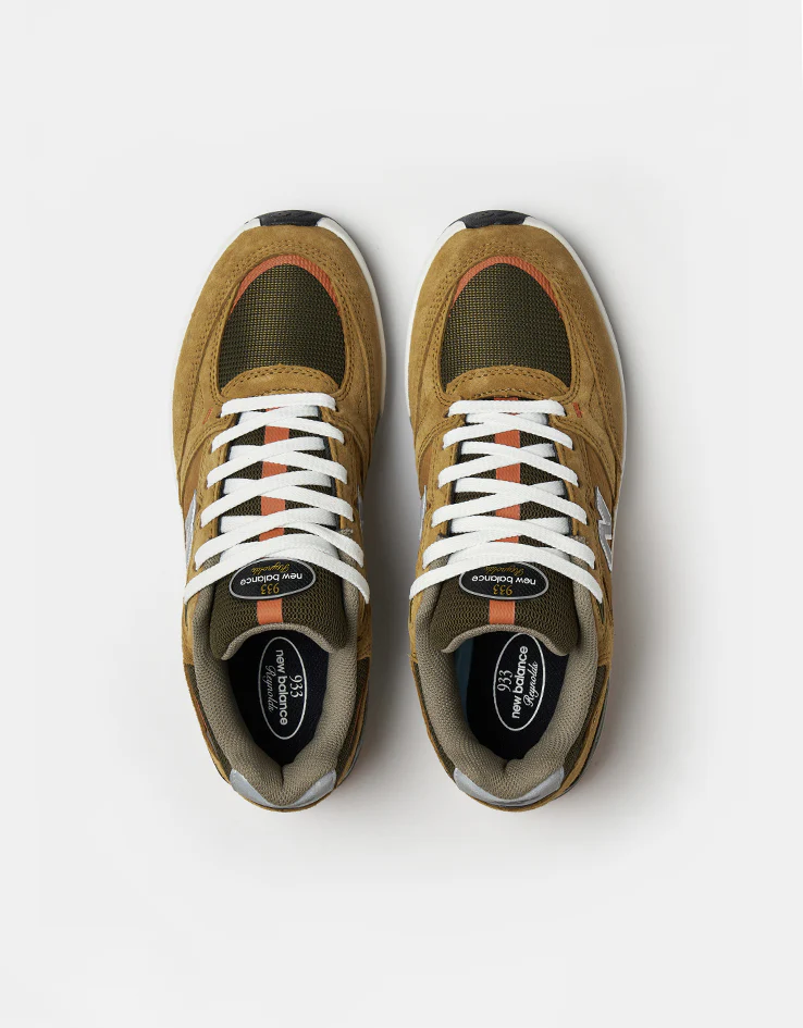 New Balance Numeric 933 Andrew Reynolds Skate Shoes - Camel/Dark Brown - Image 3
