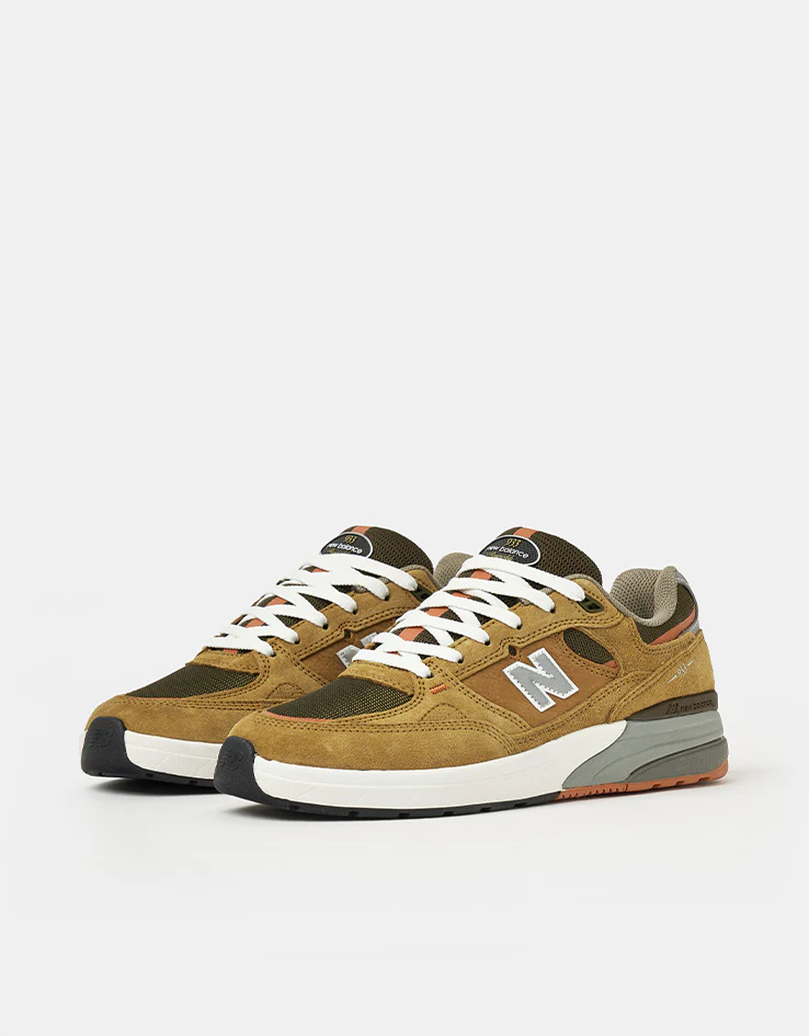 New Balance Numeric 933 Andrew Reynolds Skate Shoes - Camel/Dark Brown - Image 4