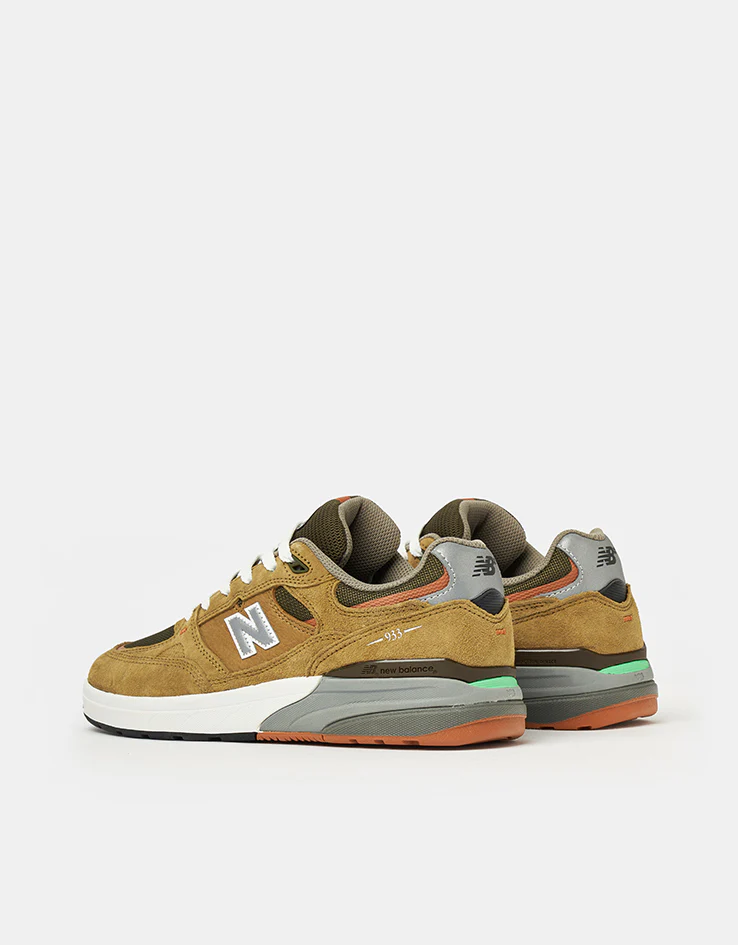 New Balance Numeric 933 Andrew Reynolds Skate Shoes - Camel/Dark Brown - Image 5