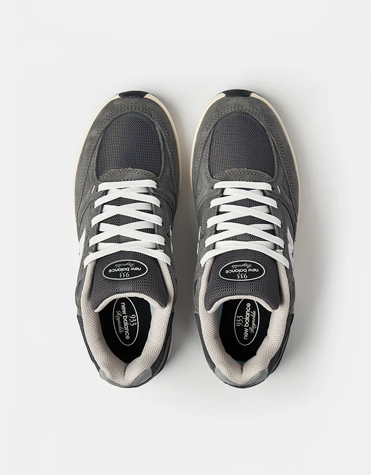 New Balance Numeric 933 Andrew Reynolds Skate Shoes - Dark Grey/White - Image 2