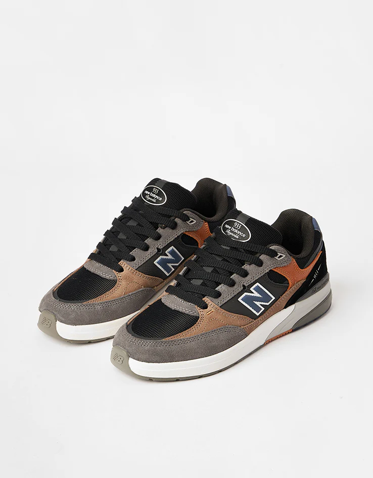 New Balance Numeric 933 Andrew Reynolds Skate Shoes - Tan/Grey - Image 3