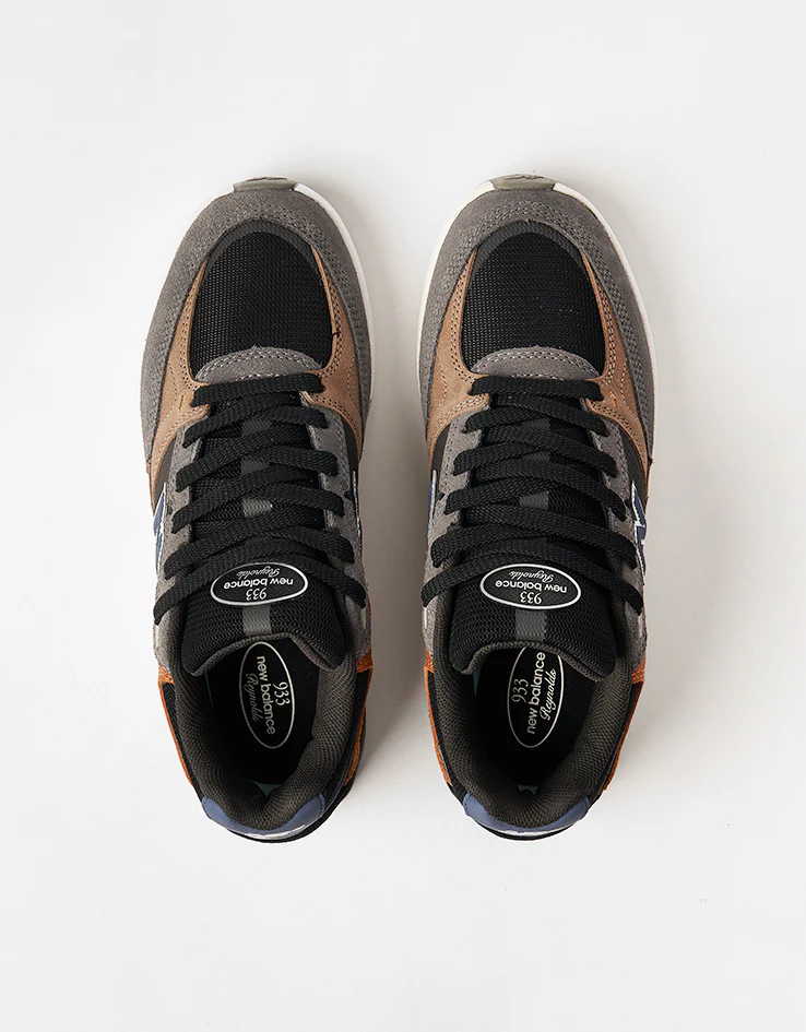 New Balance Numeric 933 Andrew Reynolds Skate Shoes - Tan/Grey - Image 8
