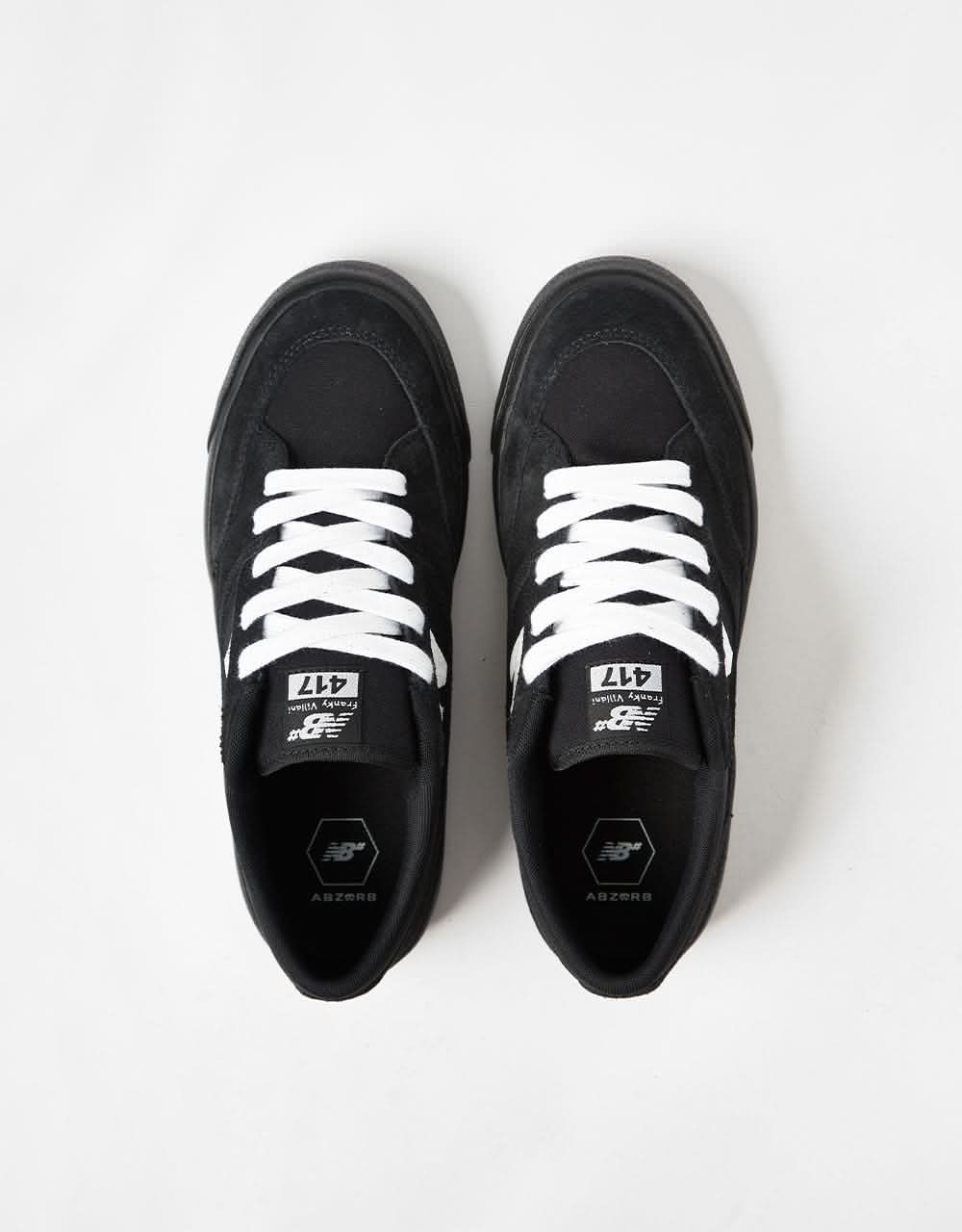 New Balance Numeric Franky Villani 417 Low Skate Shoes - Black/Black - Image 2