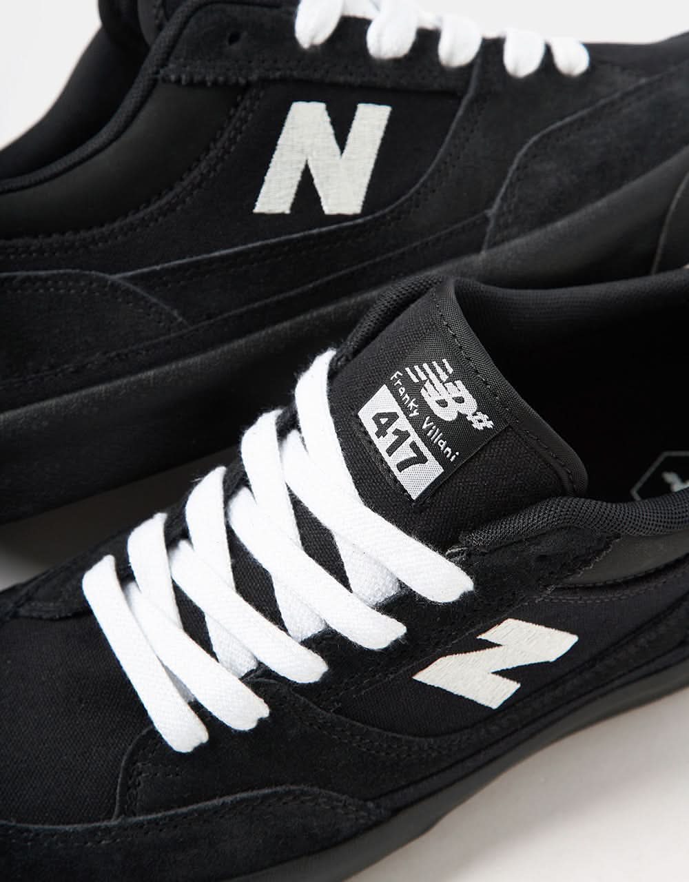 New Balance Numeric Franky Villani 417 Low Skate Shoes - Black/Black - Image 6