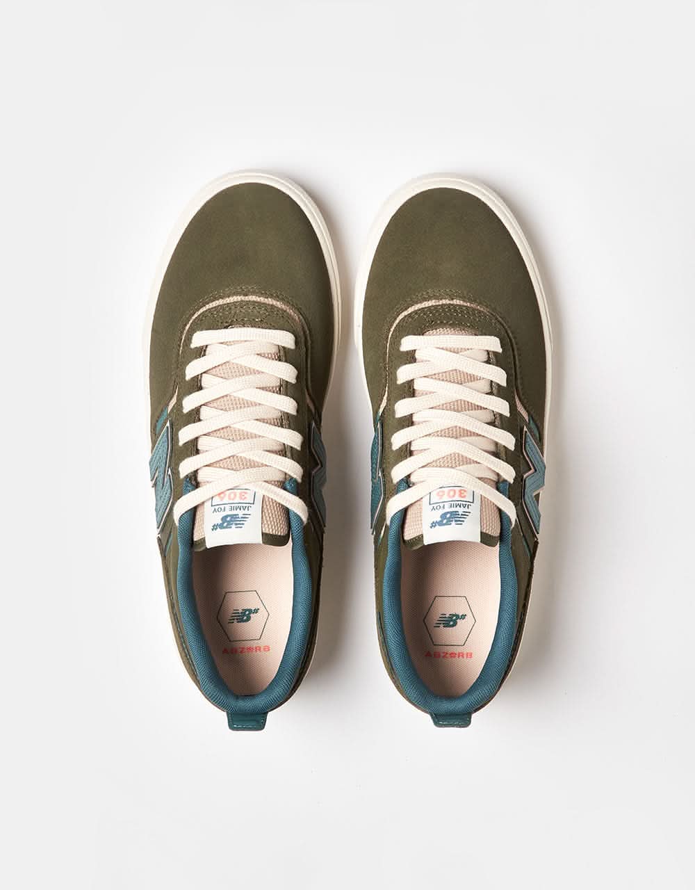 New Balance Numeric Jamie Foy 306 Skate Shoes - Dark Olive/Spruce - Image 5