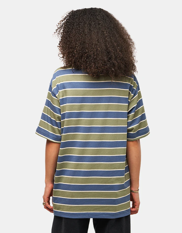 New Balance Numeric Thin Stripe T-Shirt - Vintage Indigo - Image 6