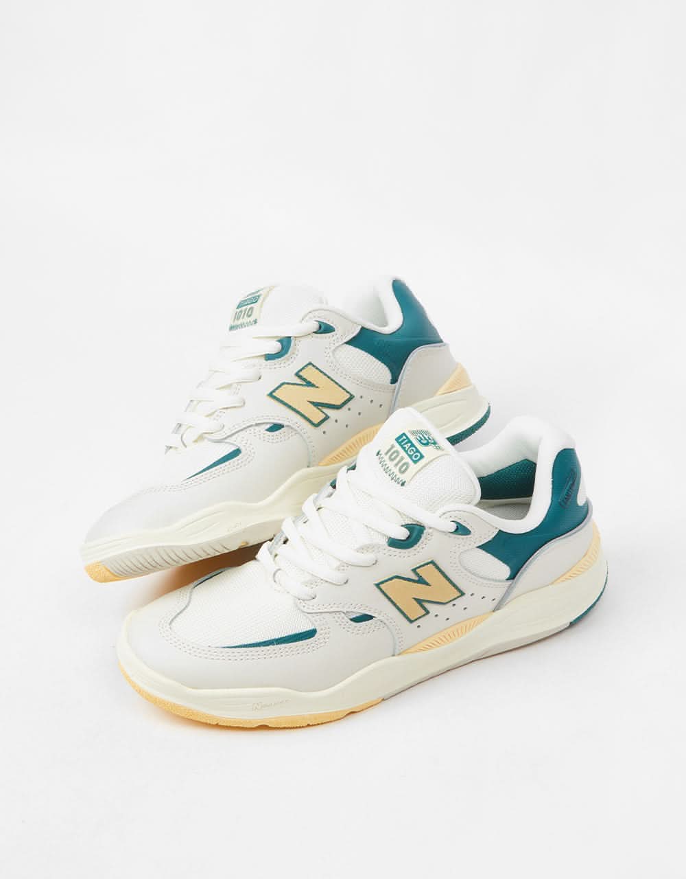 New Balance Numeric Tiago Lemos 1010 Skate Shoes - Sea Salt/Spuce - Image 2