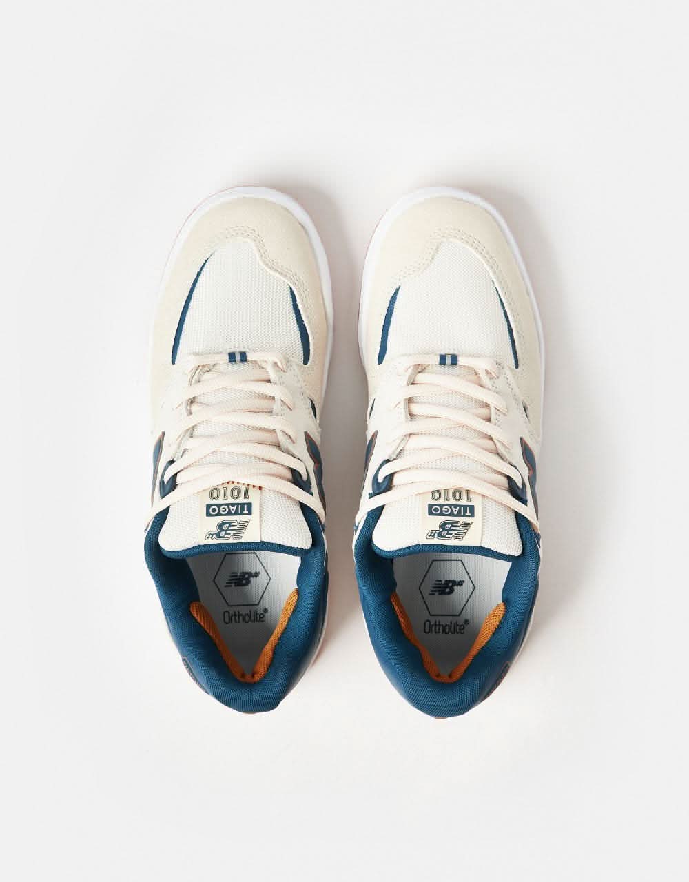 New Balance Numeric Tiago Lemos 1010 Skate Shoes - Sea Salt/Teal - Image 2